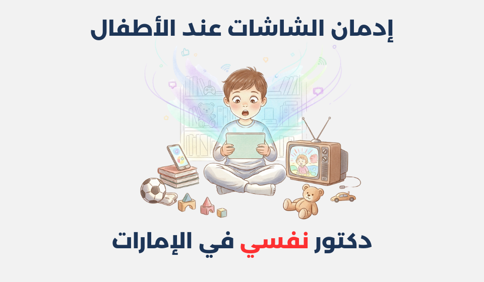 إدمان الشاشات عند الأطفال